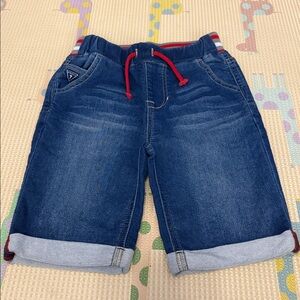 Guess Boys Kurt Denim Pull On Shorts with Rolled Cuffs, NWOT